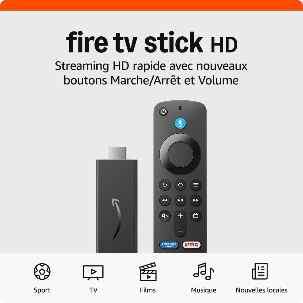 Amazon Fire TV Stick HD - Le meilleur rapport qualité-prix à 44€