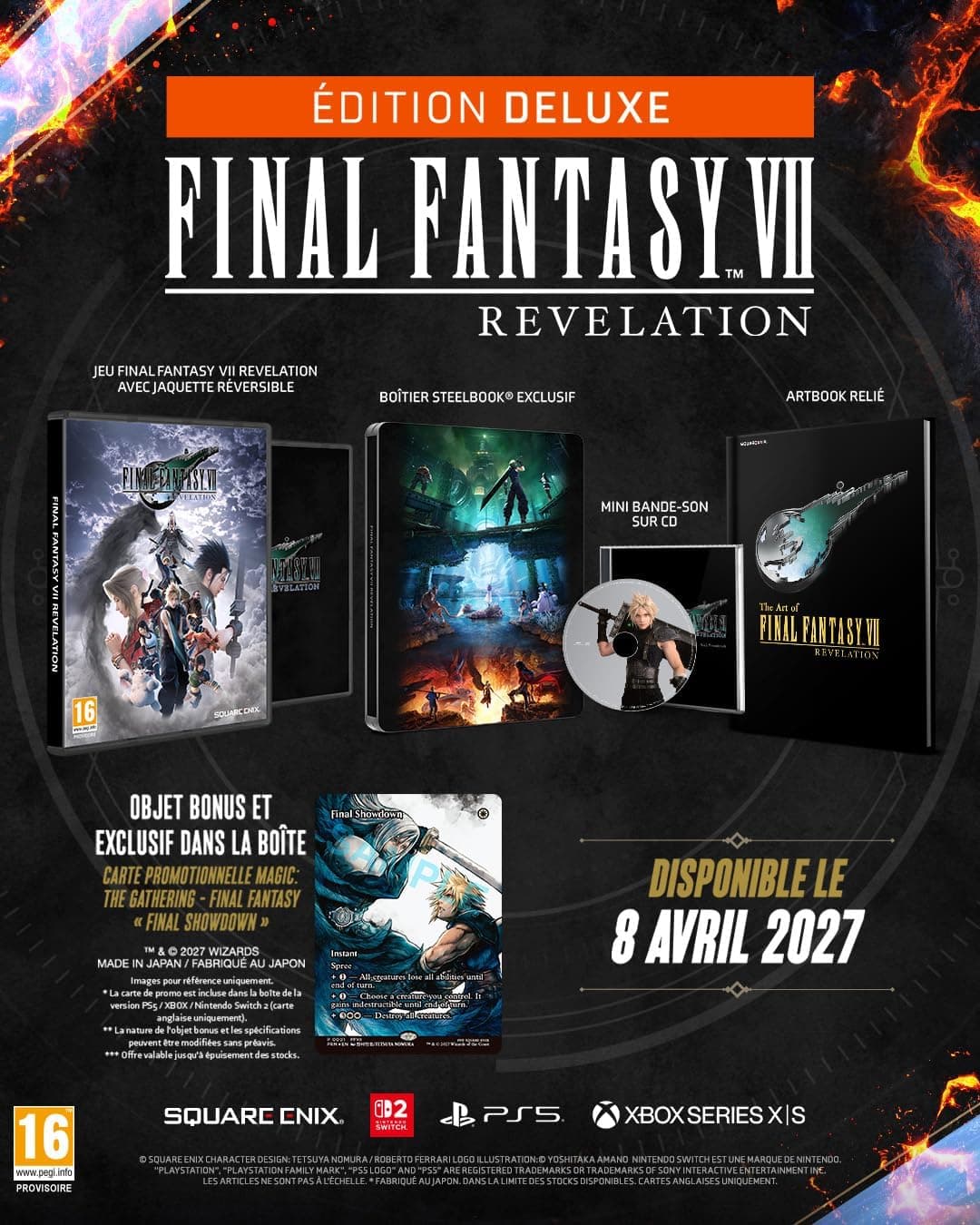 Final Fantasy VII Rebirth Deluxe Edition PS5 : L'RPG incontournable