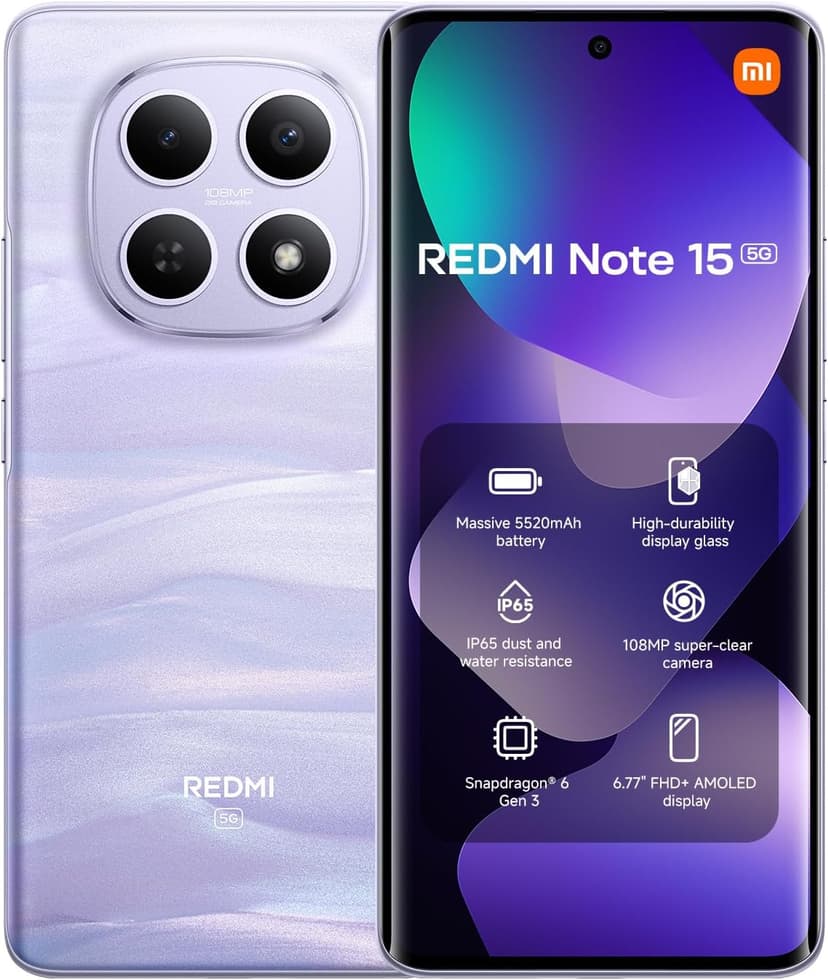 Xiaomi Redmi Note 15 5G : le meilleur rapport qualité-prix à 219€