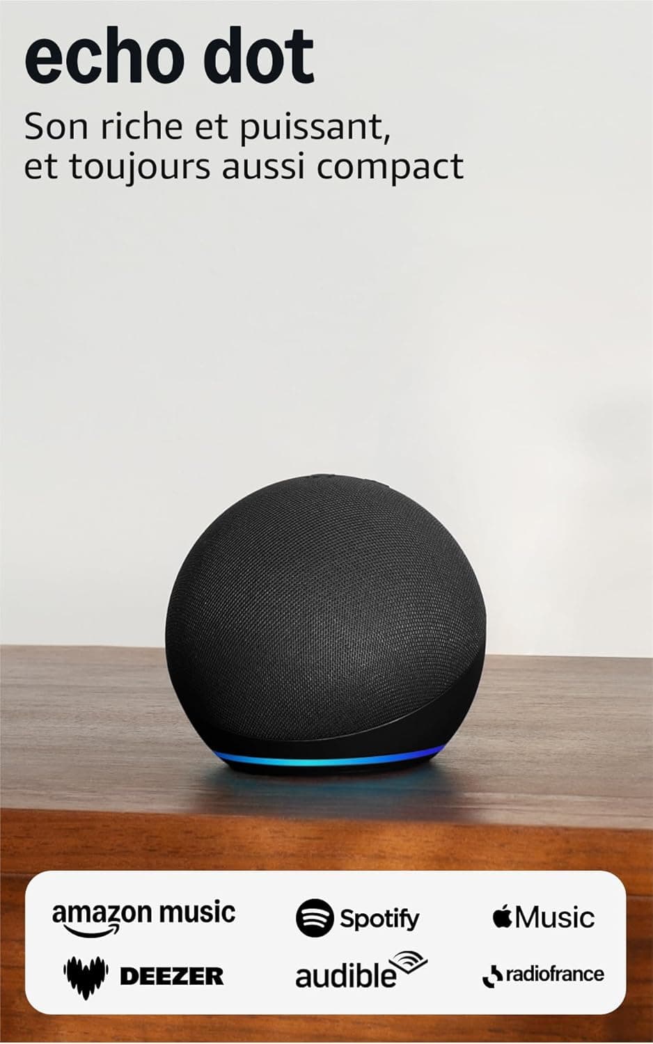 Echo Dot 5e gén : le meilleur assistant connecté pas cher à 16€
