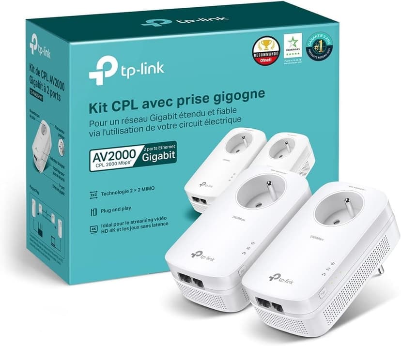 TP-Link TL-PA9025P : La CPL Haut Débit pour Internet Partout